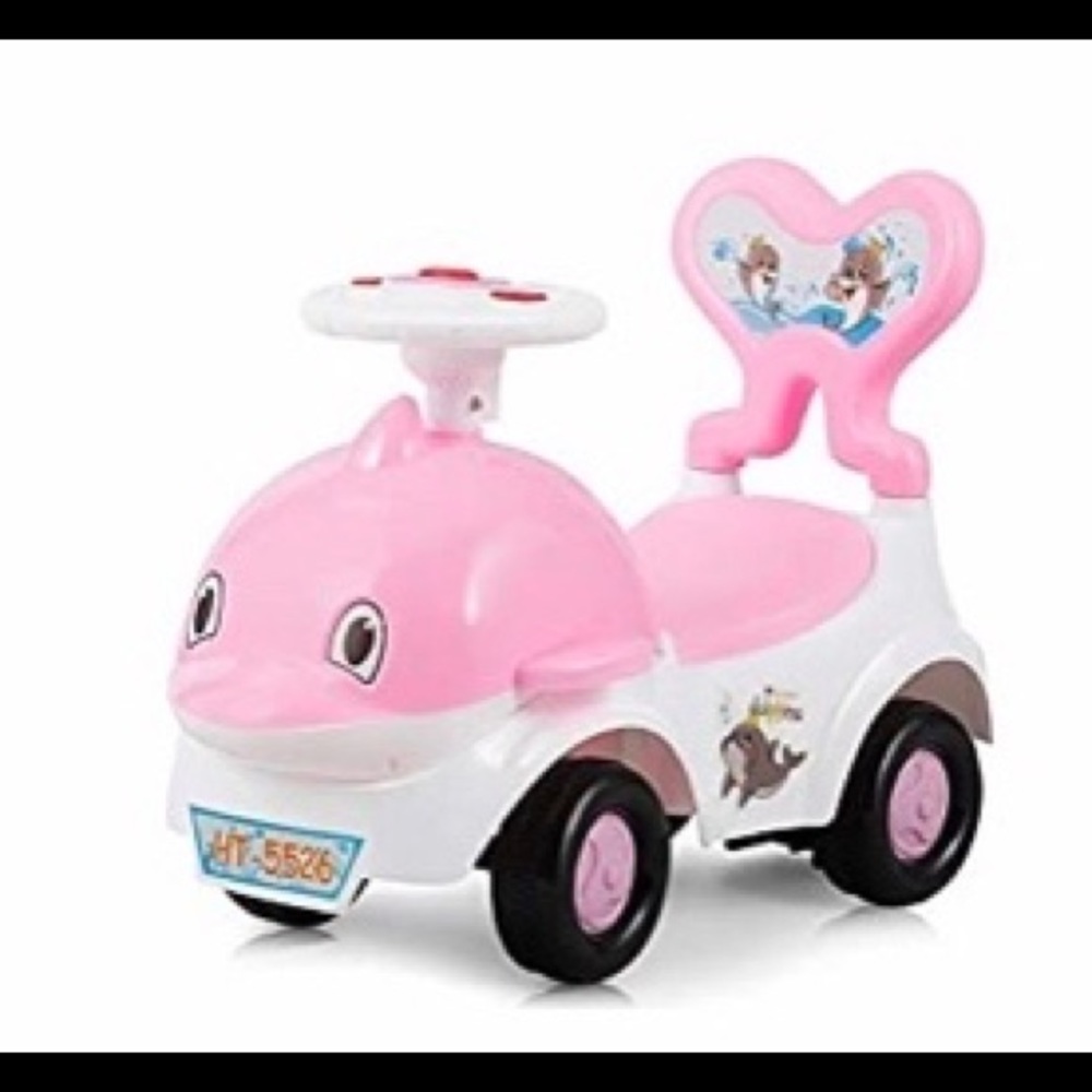 Walker & Sliding Car Toy (pink)